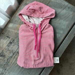 NWOT Croft & Barrow 1/4 zip striped pullover sweatshirt | size medium
